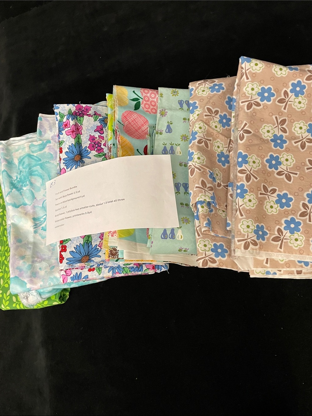4-5 LB MIXED FABRIC BUNDLE • USABLE PIECES • CRAFT & SEWING B3 - Picture 2 of 9